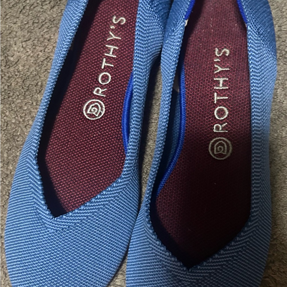Rothy's Vibrant Blue flats size 10 - Picture 5 of 5